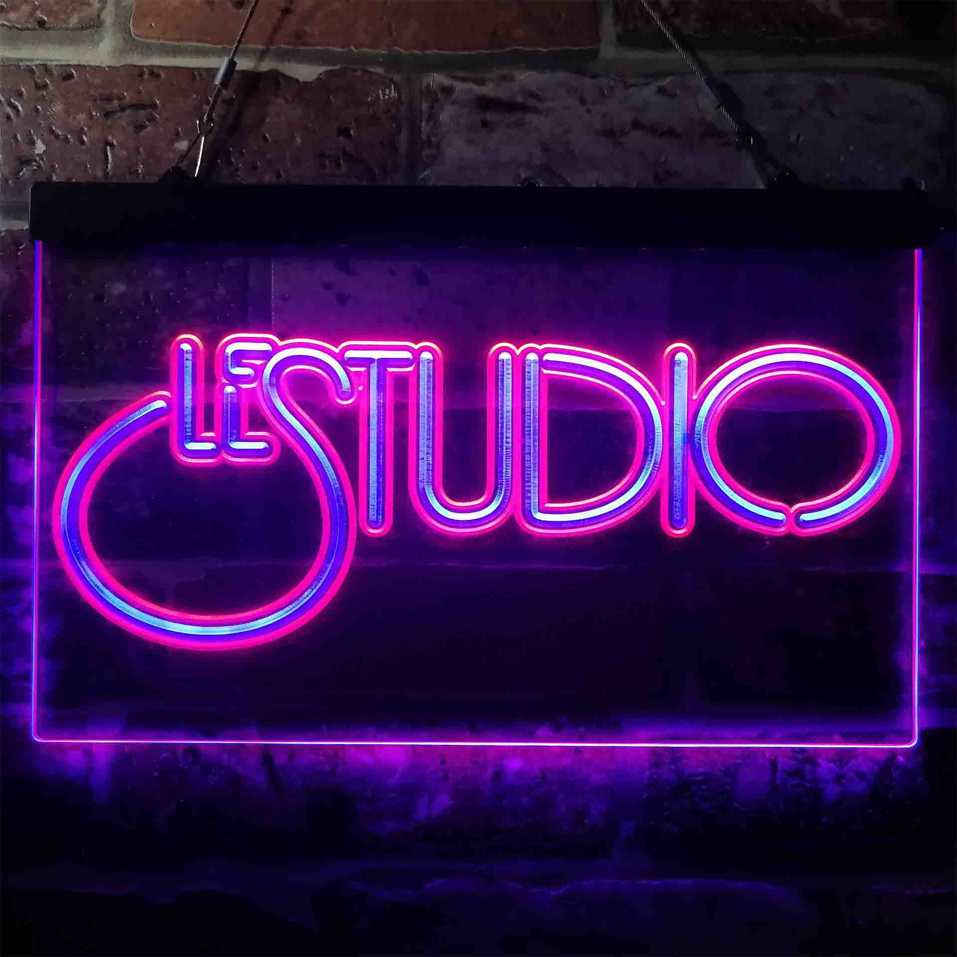 Le Studio Logo Dual LED Neon Light Sign